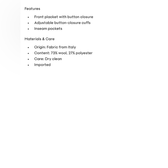 NWT Wilfred Free Ganna Shirt Jacket - Picture 9 of 9